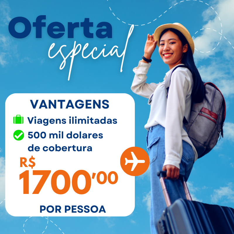 oferta seguro viagem anual