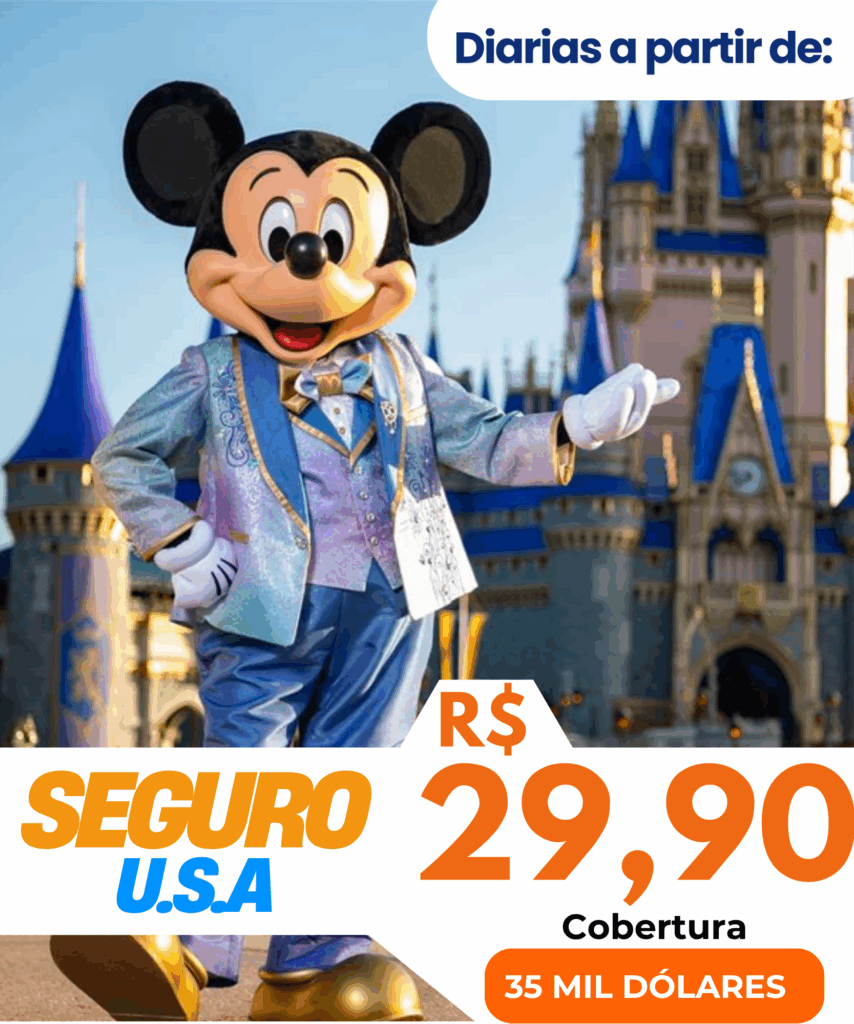 Seguro viagm U.S.A, estados unidos, orlando